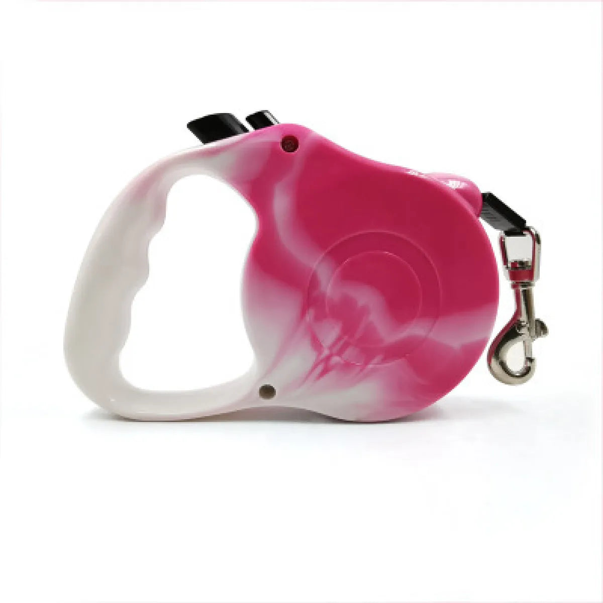 Bone Print Retractable Dog Leash