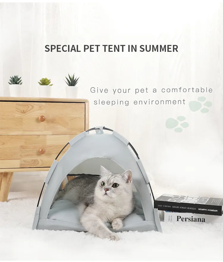 Pet Tent with Cooling Mat