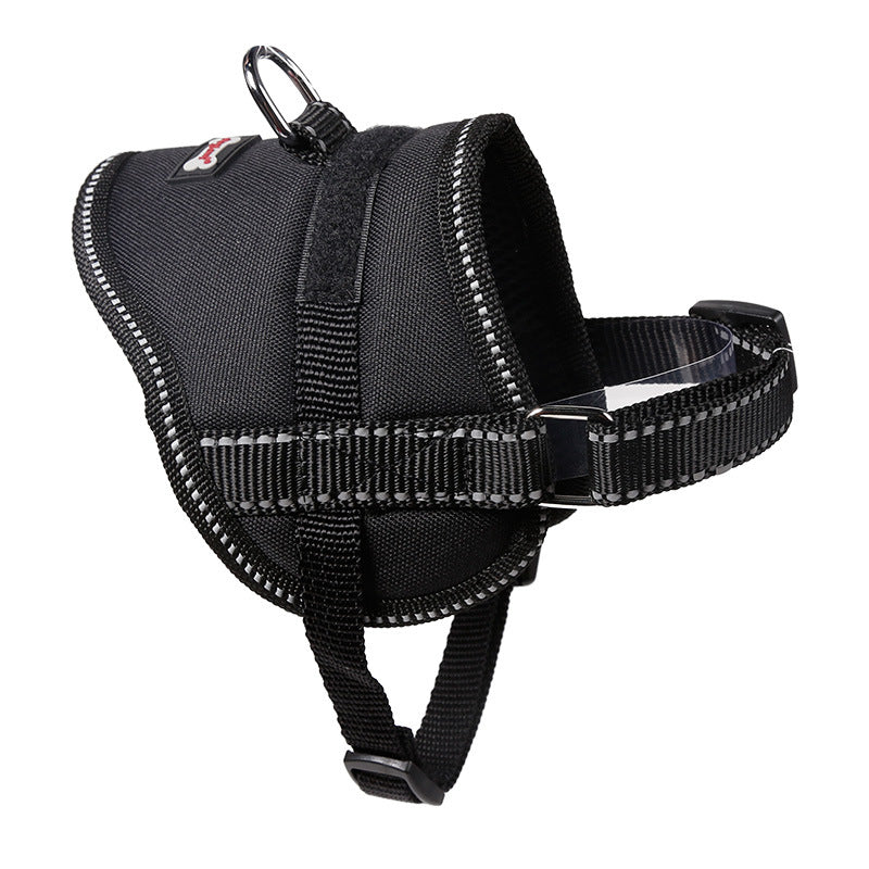 Reflective Dog Chest Harness with Seat Belt Traction Rope