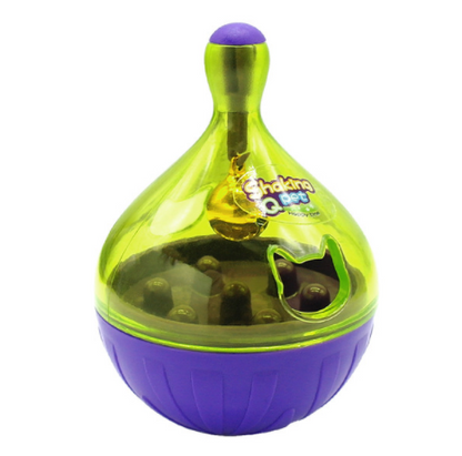Wobbling Pet Toy and Automatic Food Dispenser Ball