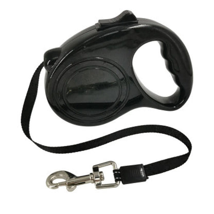 Bone Print Retractable Dog Leash