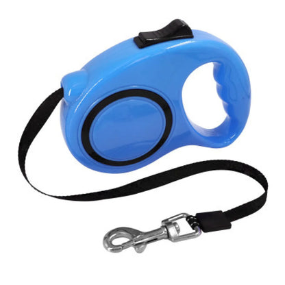 Bone Print Retractable Dog Leash