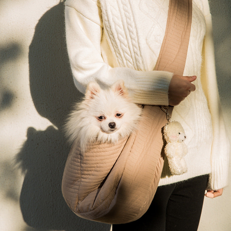 Portable Cat and Dog Backpack Canvas Pet Carrier