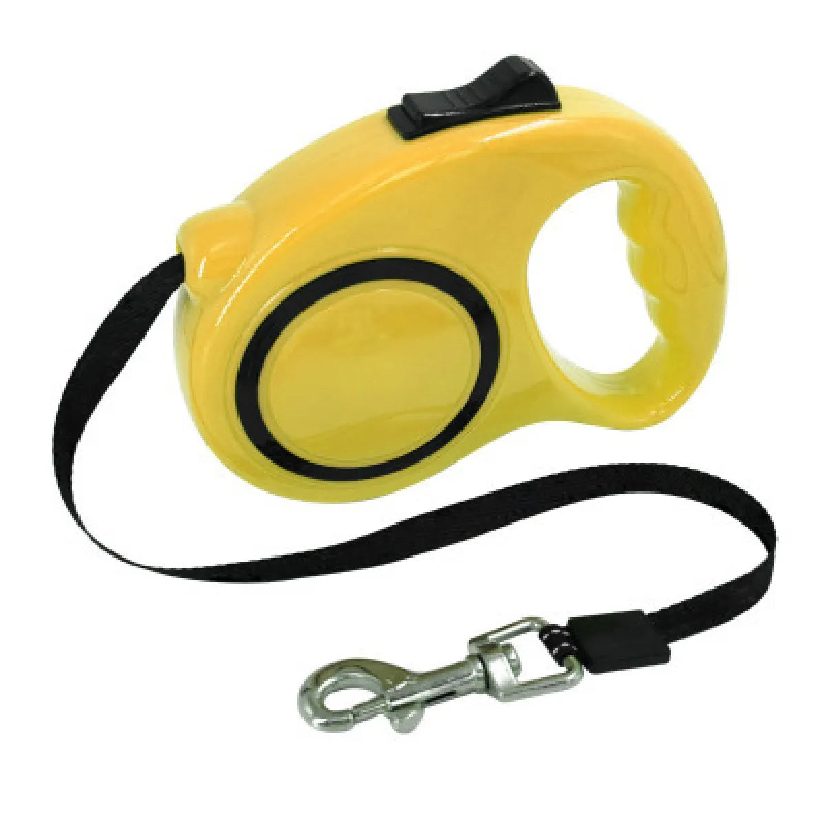 Bone Print Retractable Dog Leash