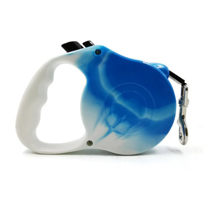 Bone Print Retractable Dog Leash