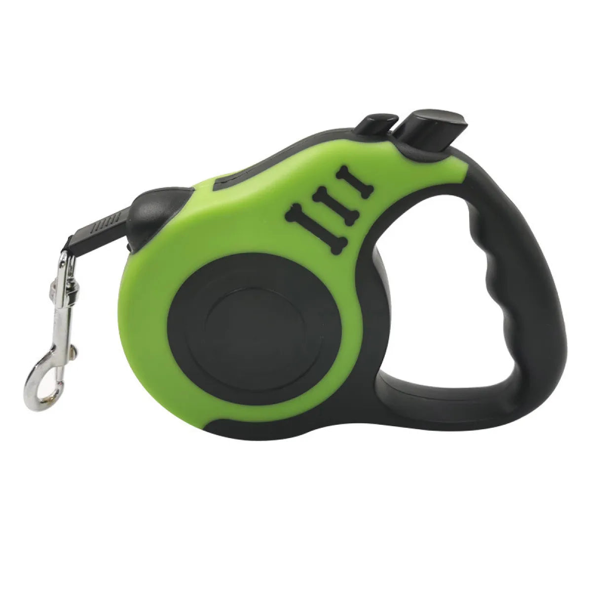 Bone Print Retractable Dog Leash